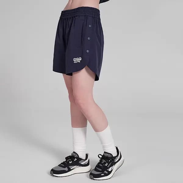 Reebok Sports Shorts Women's Navy Blue 3