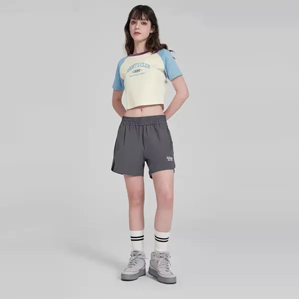 Reebok Qadın İdman Şortu Kömür Rəngi/Qara 3