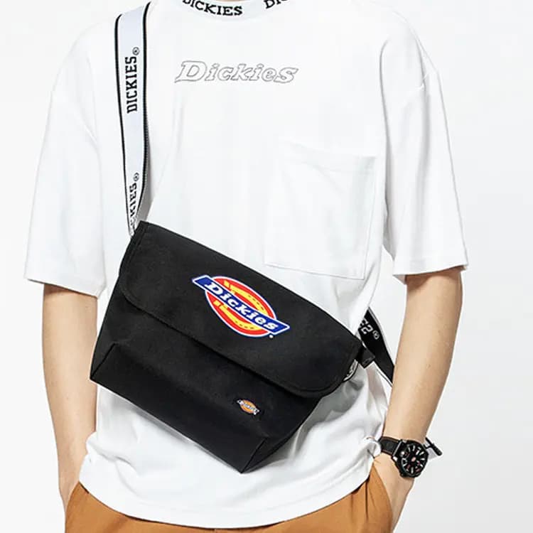 Dickies Polyester Messenger Bag Shoulder Bag Crossbody Bag Regular Men's Black 6