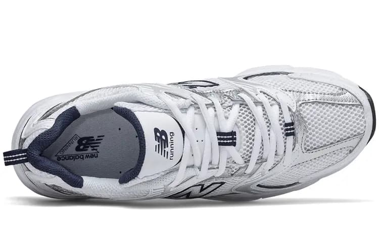 New Balance 530 White Silver Navy 3