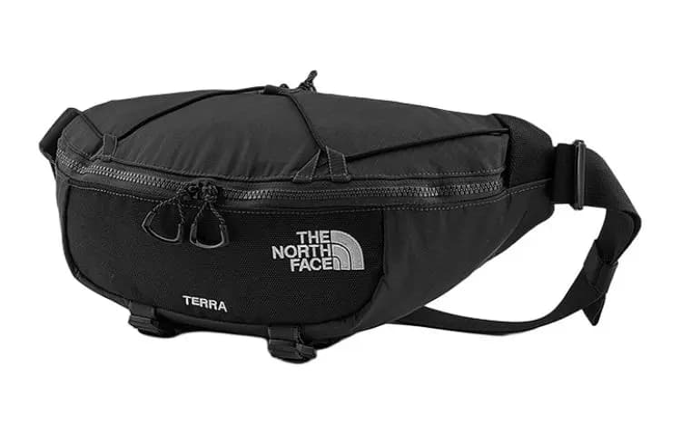 THE NORTH FACE Fanny Pack Outdoor Bag Recycled Nylon Black Unisex 2