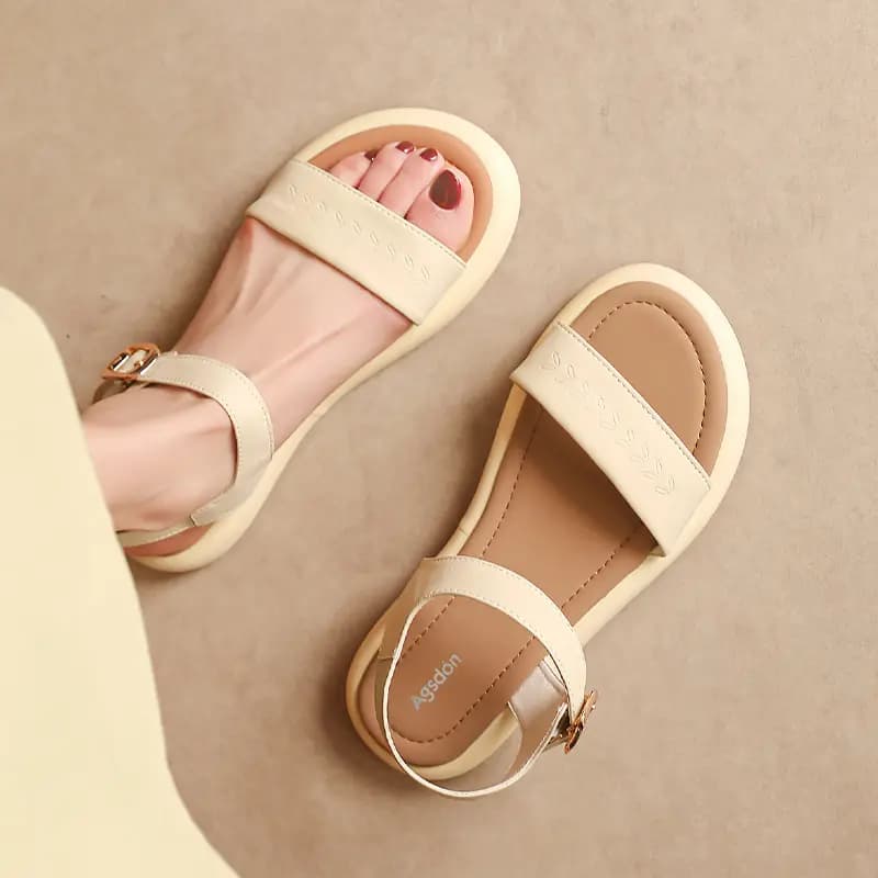 AGSDON Qadın Bir Kəmərli Sandal 9