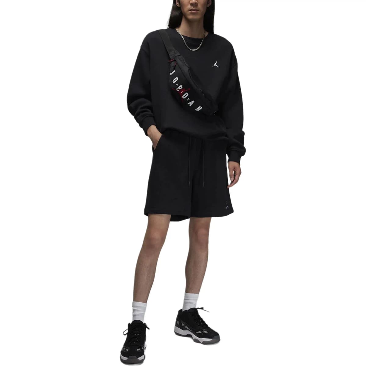 Jordan Essentials Kişi Şortu Qara 3