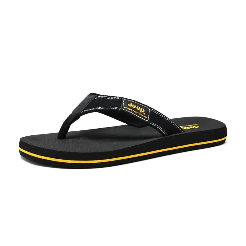 Jeep Outdoor Comfort Wear-Resistant Casual Rubber Flip-Flops Men's Green 7