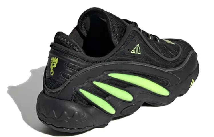 Adidas Originals Fyw 98 Cushioning Kids Lifestyle Shoes Black Green Teenagers 3