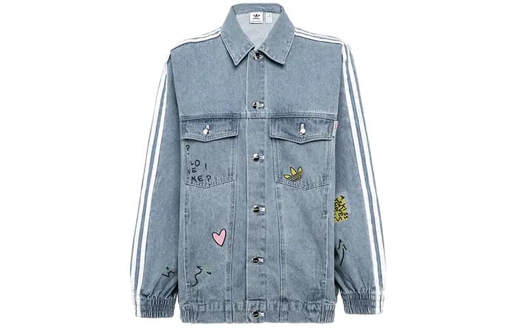 Fiorucci X Adidas Originals Qadın Denim Pencək