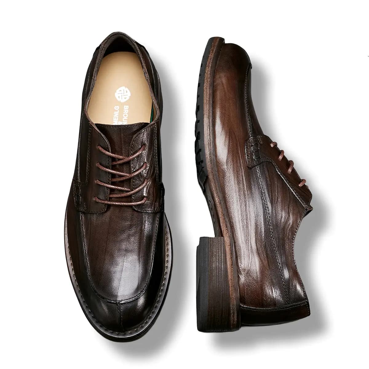 Brounvanm Dress Shoes Men's Brown 5