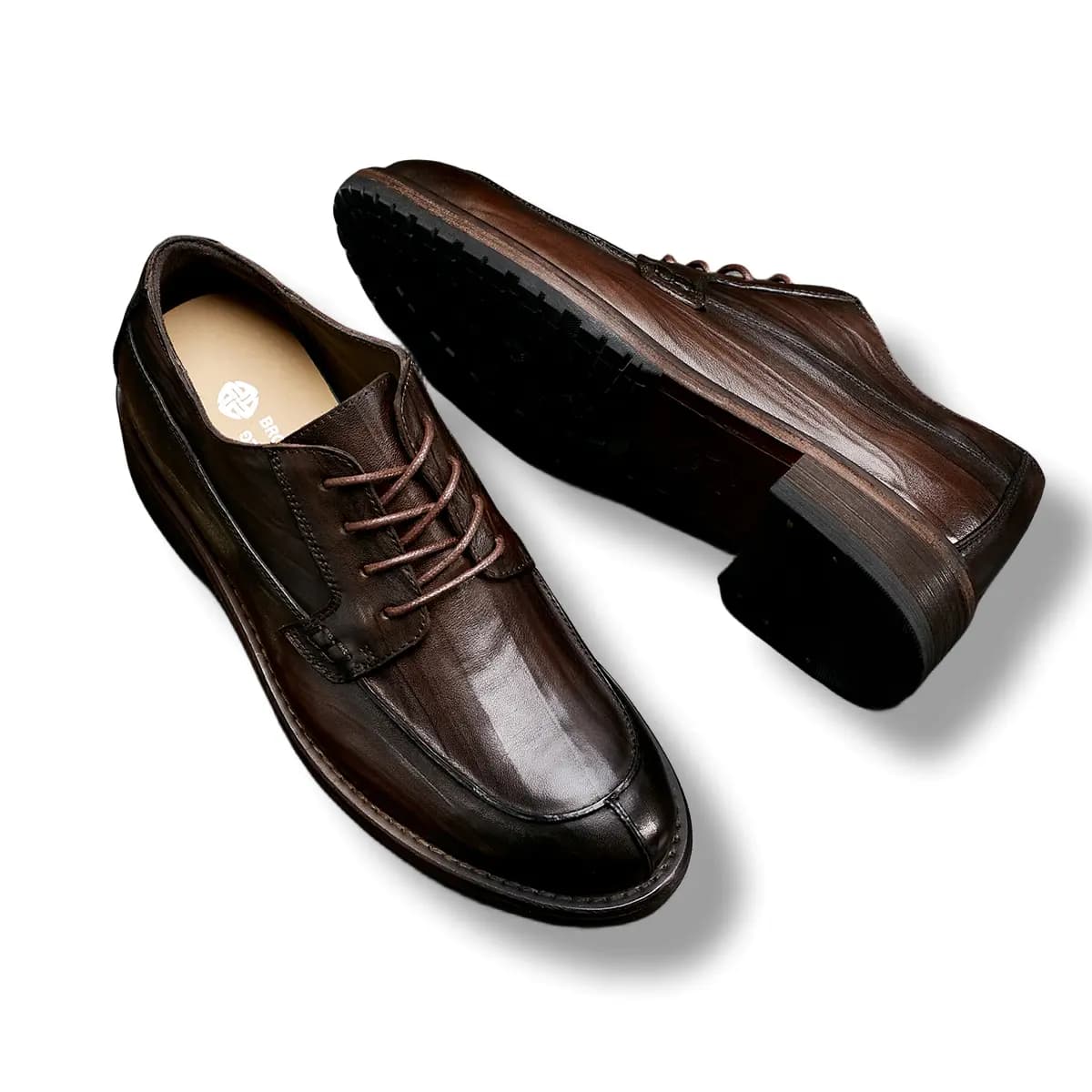 Brounvanm Dress Shoes Men's Brown 6