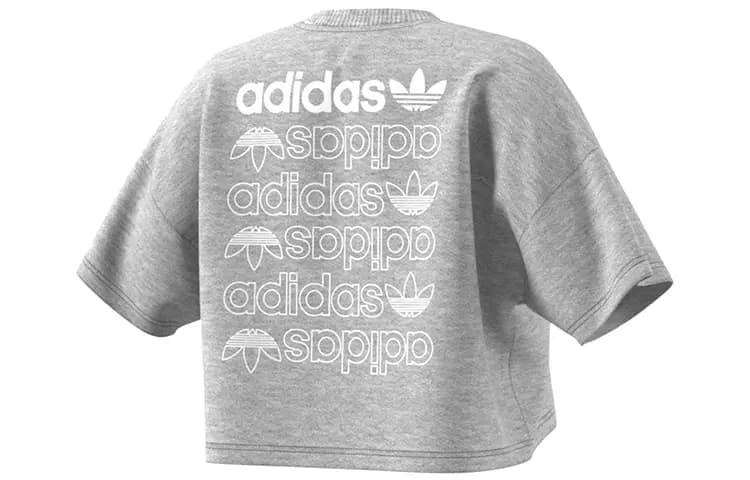 adidas Originals Trefoil Logo Köynək Qadın Boz 2
