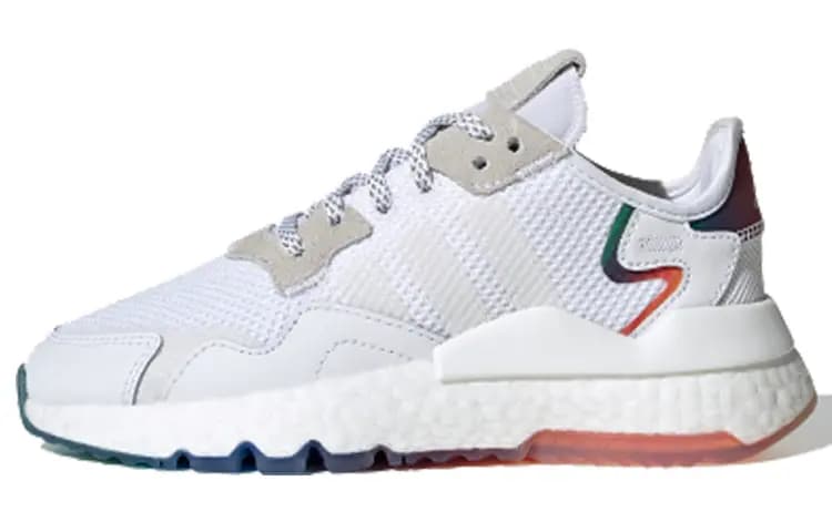 Adidas Originals Nite Jogger Uşaq İdman Ayaqqabısı Ağ/Qəhvəyi