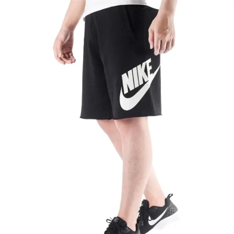 Nike Loqo Printli Kişi Şortu Qara 4