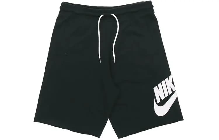 Nike Loqo Printli Kişi Şortu Qara