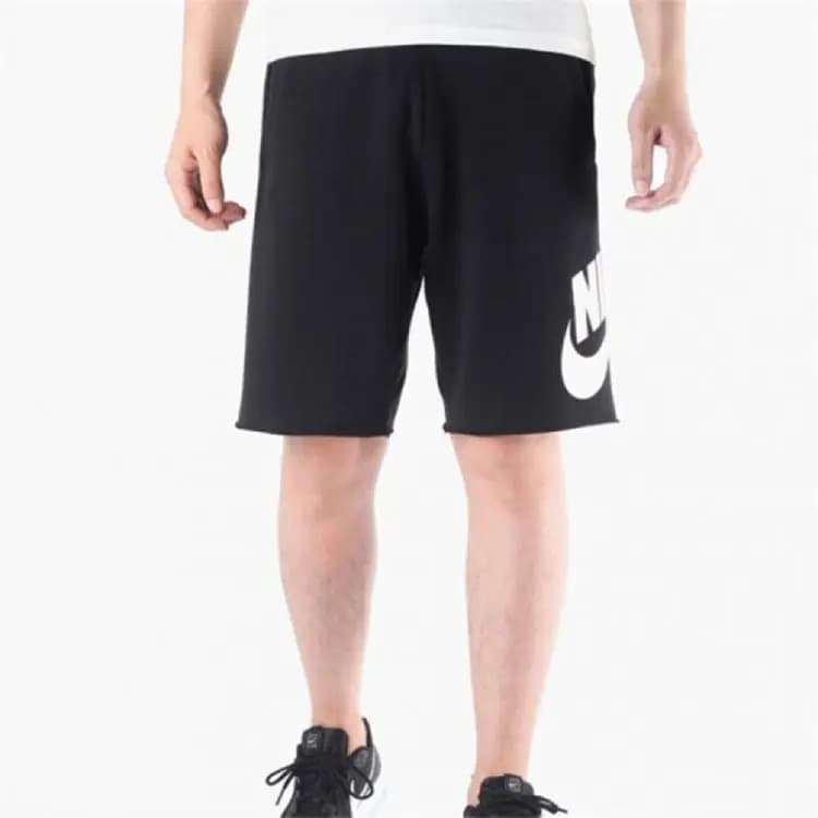 Nike Loqo Printli Kişi Şortu Qara 3