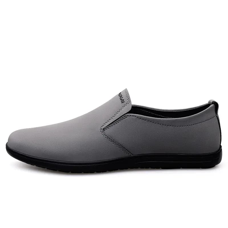 Wen Nai Dress Shoes Men Low-Top Gray