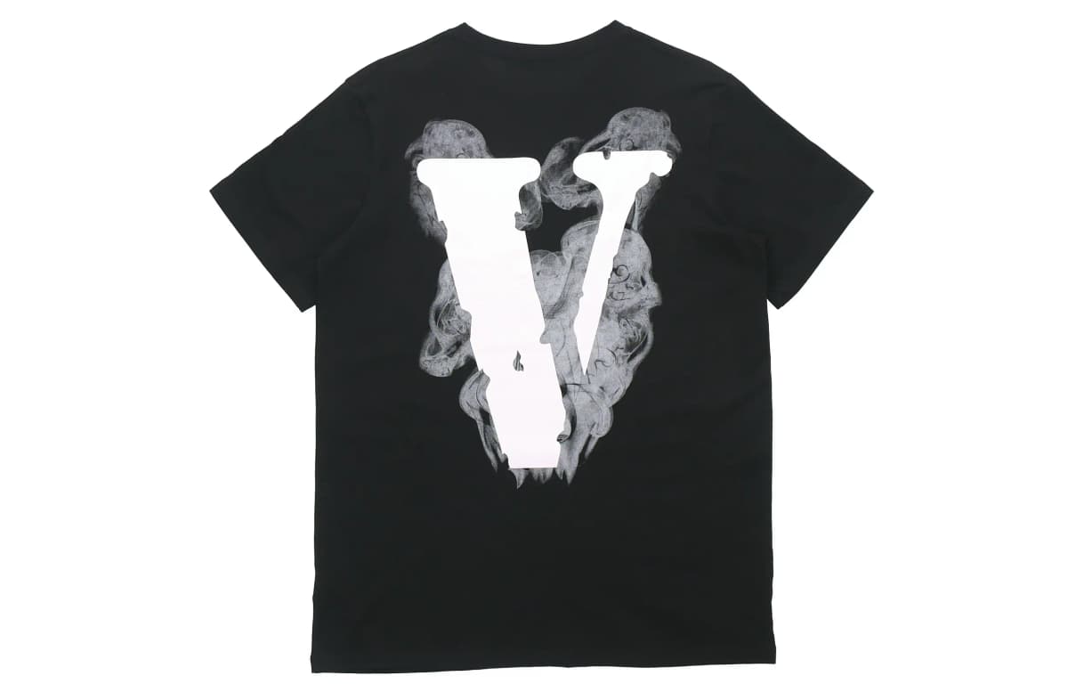 VLONE Smoke Demon Series Unisex Köynək Qara 2