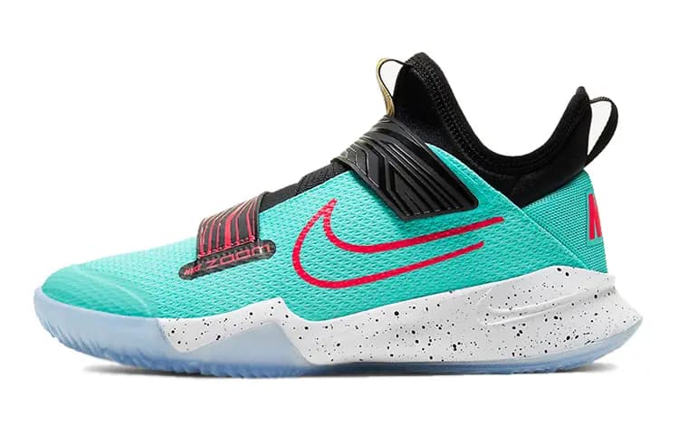 Nike Zoom Flight Uşaq Basketbol Ayaqqabısı Qara/Ağ/Mavi