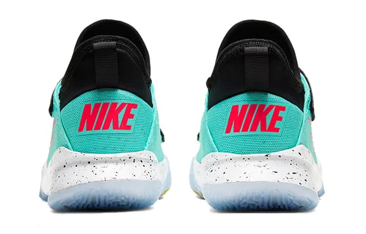 Nike Zoom Flight Uşaq Basketbol Ayaqqabısı Qara/Ağ/Mavi 4