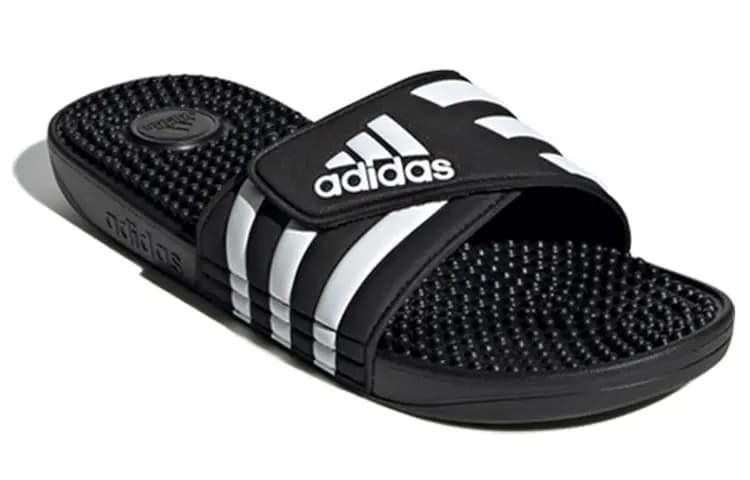 Adidas Adissage Slide Qara/Ağ 2