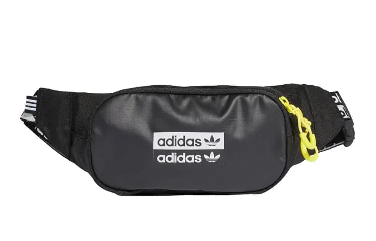 Adidas Originals Polyester Fanny Pack Sling Bag Crossbody Bag Unisex Black