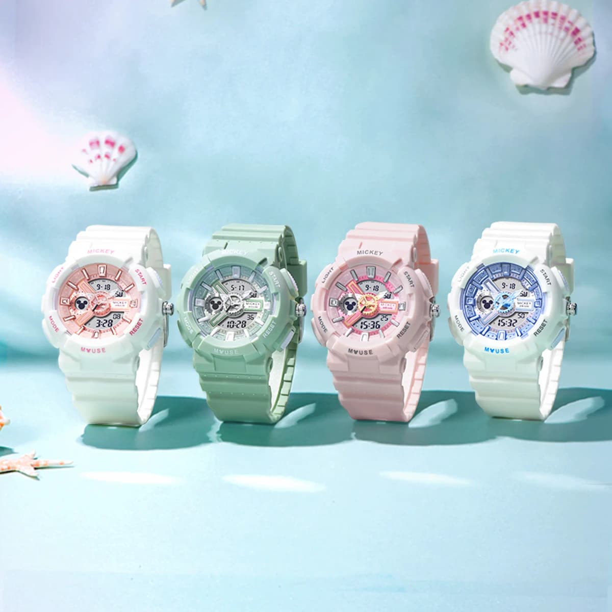 Disney Mickey Qol Saatı Unisex Ağ 12
