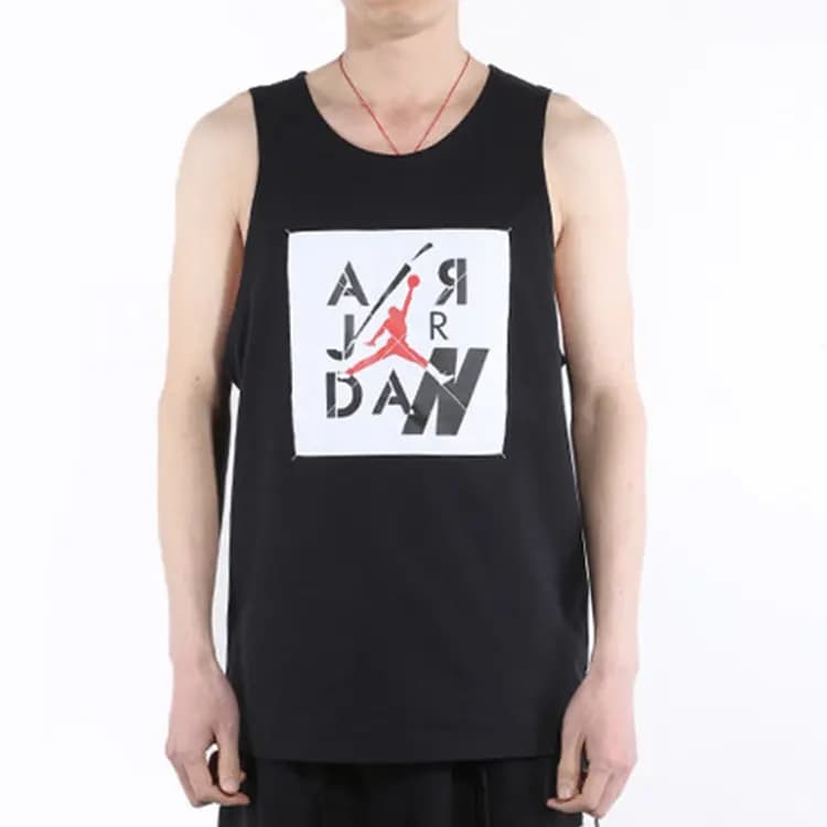 Jordan Training Basketball Tank Top Men's Black 3