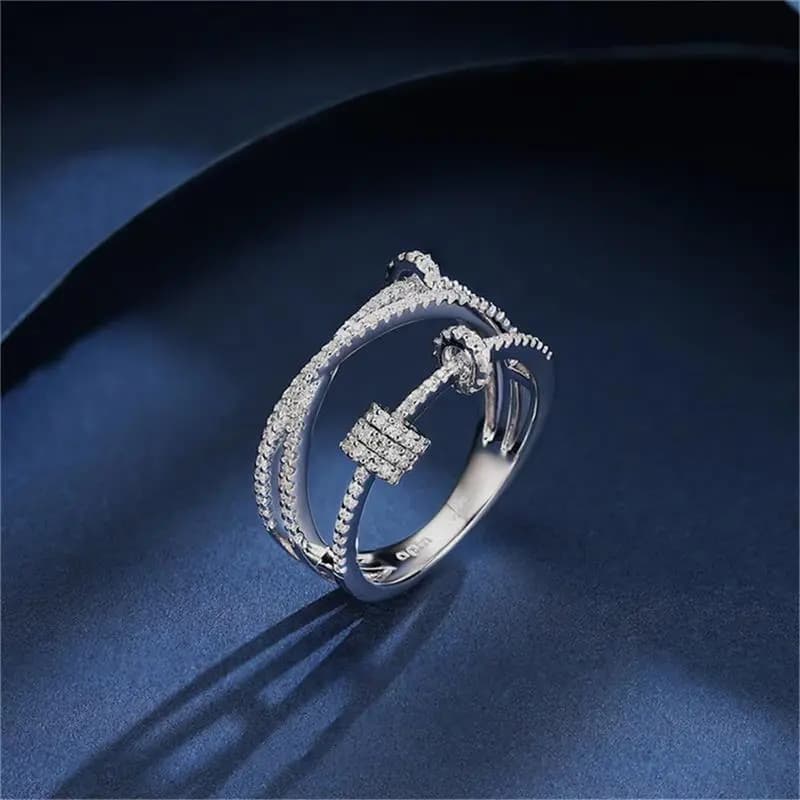 Apm Monaco PIERCING Series 925 Sterling Silver Rings Women's Silver 2