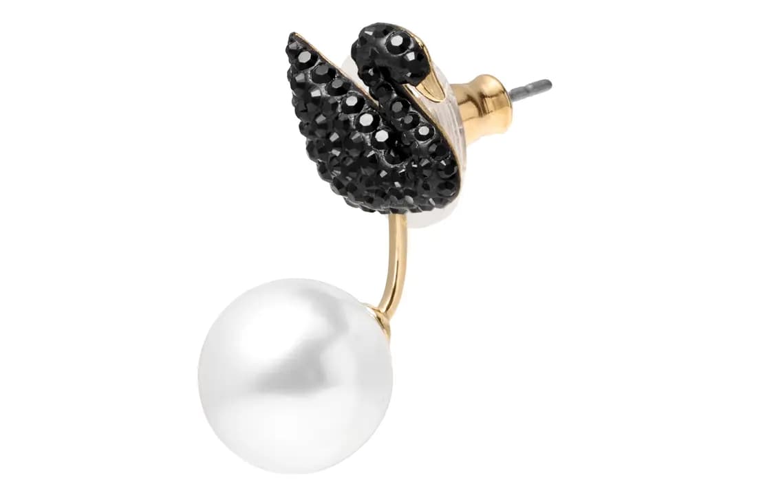 Swarovski Kristal Sırğa Qara 2