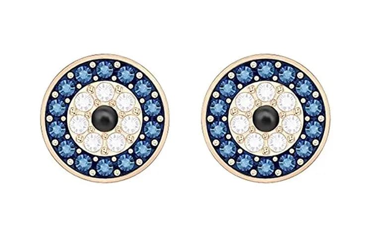 Swarovski Faux Crystal Sırğa Qadın Mavi
