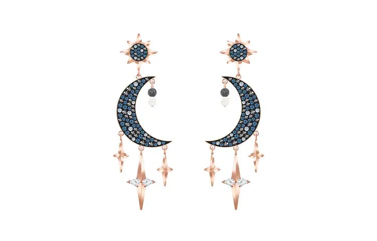 Swarovski SYMBOL Crystal Pearl Qadın Sırğası Mavi