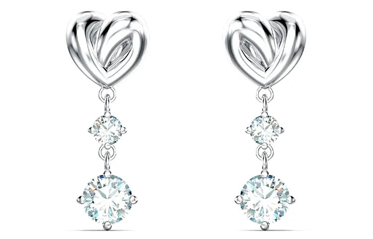 Swarovski Lifelong Heart Sırğa Qadın