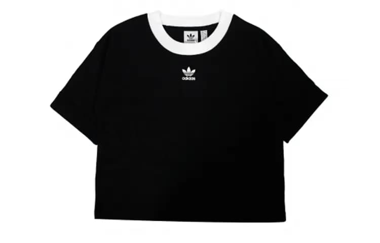 adidas Originals Qadın Crop Top Qara