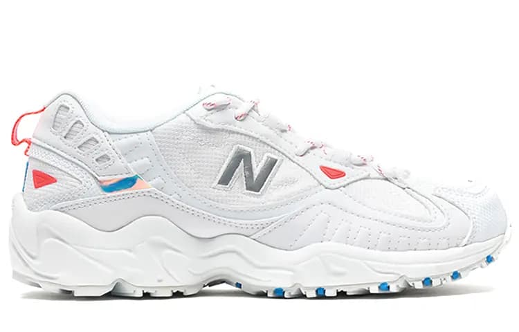 New Balance 703 Qadın Ayaqqabısı Ağ/Gümüşü 2
