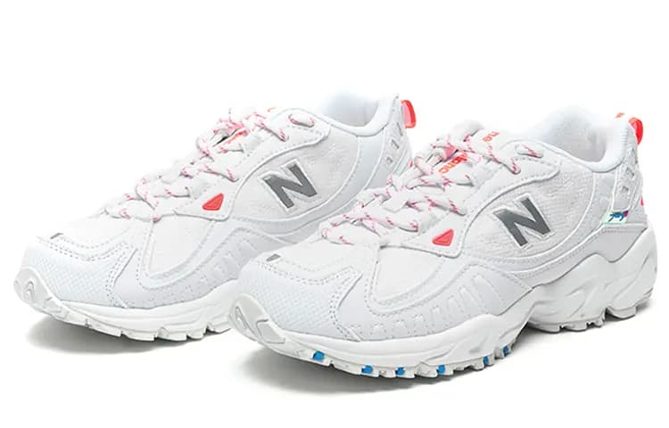 New Balance 703 Qadın Ayaqqabısı Ağ/Gümüşü 3