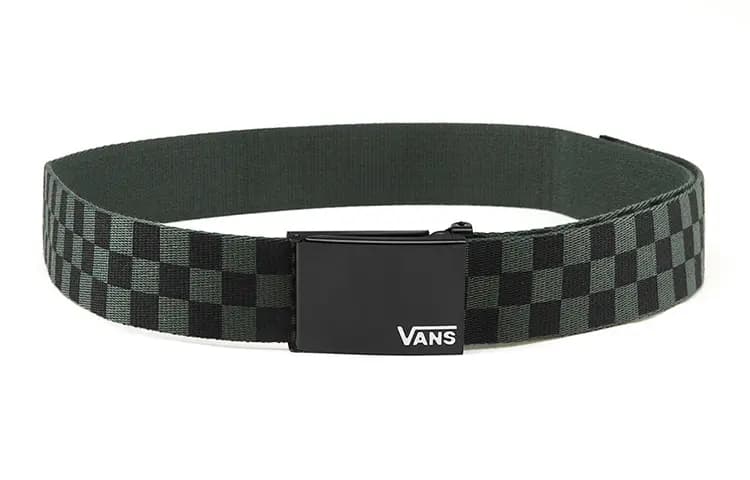 Vans Dəri Kəmər Kişi Qara/Boz 2