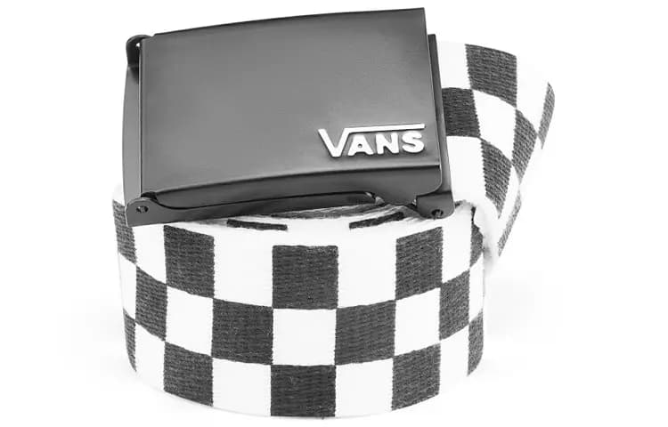 Vans Dəri Kəmər Kişi Qara/Ağ 2