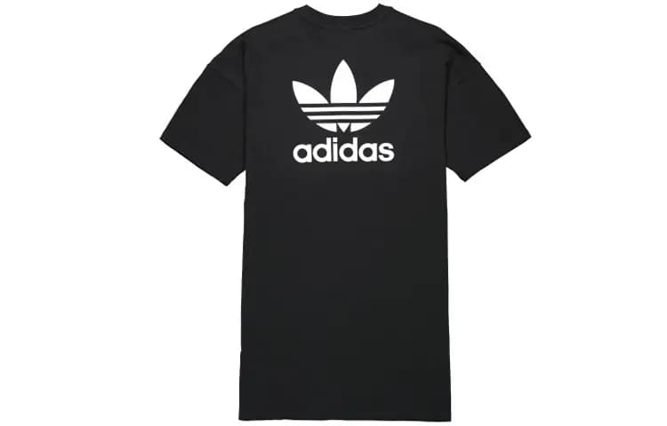 Adidas Originals Trefoil Qadın Don Qara