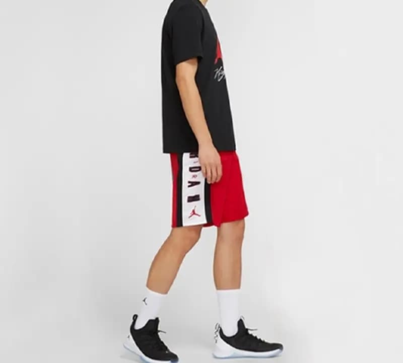 JORDAN Air Kişi İdman Şortu Qırmızı 4
