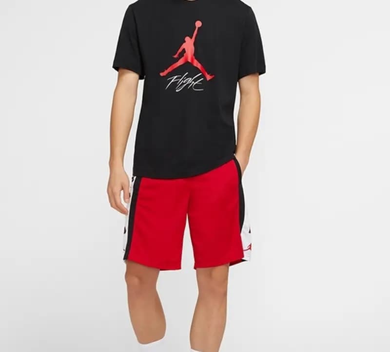 JORDAN Air Kişi İdman Şortu Qırmızı 3