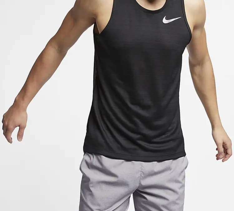 Nike Kişi Maykası Qara 4