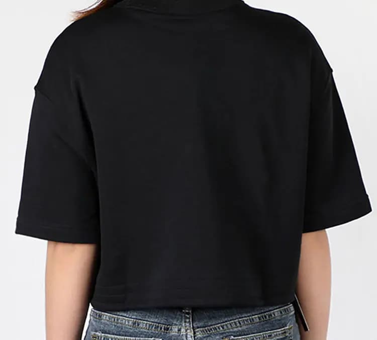 Nike Crop Top Qadın Qara 4