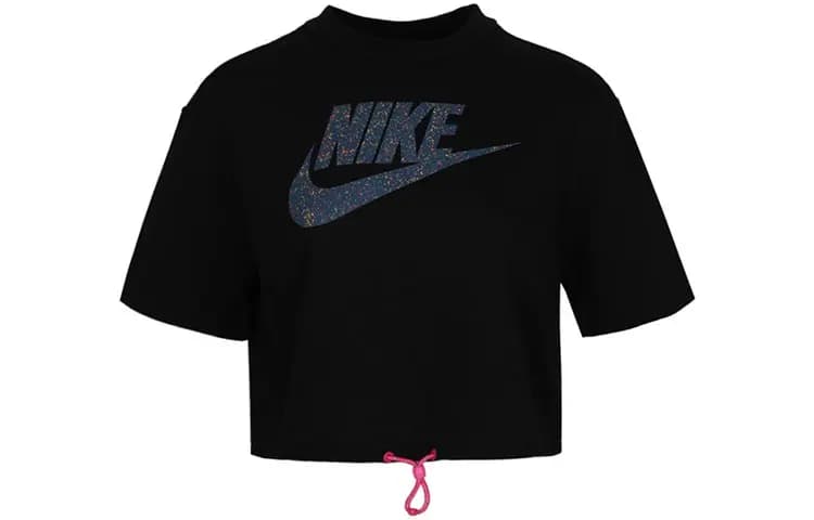 Nike Crop Top Qadın Qara
