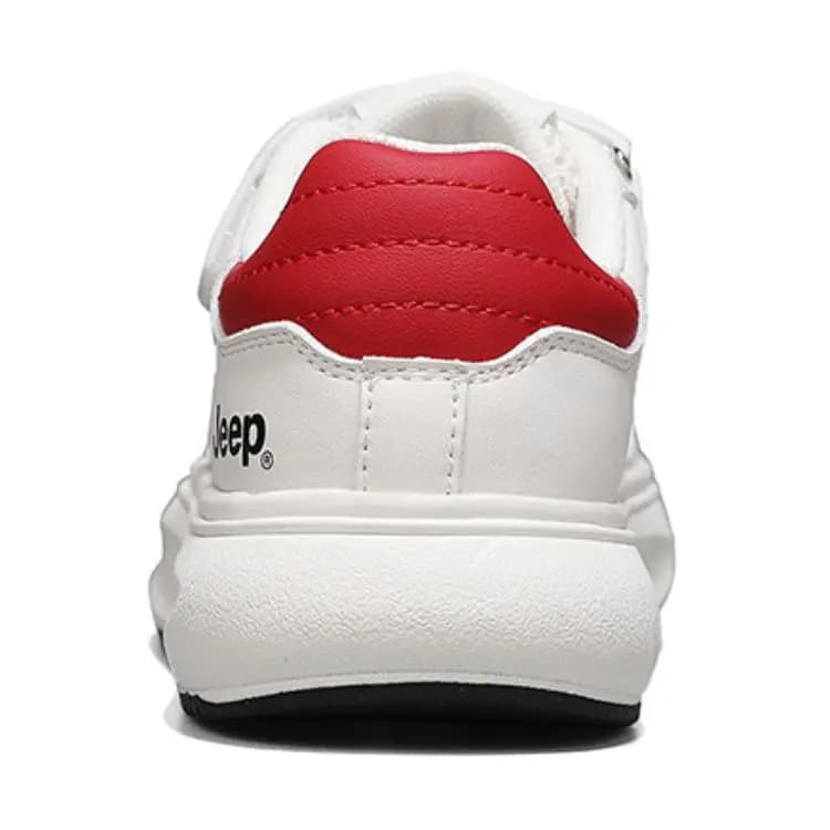 Jeep Breathable Lightweight Low-Top Kids' Skateboarding Shoes White Blue Kids' 7