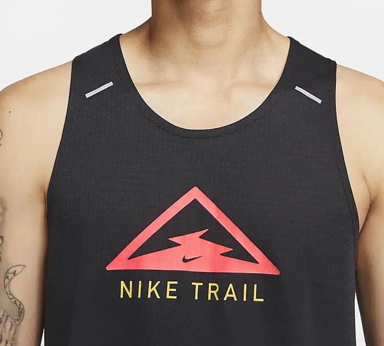 Nike Rise 365 Trail Running Vest Kişi Qara 5