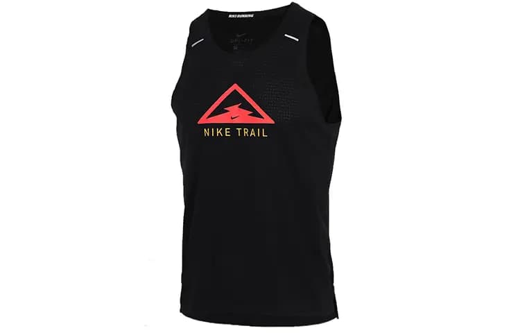 Nike Rise 365 Trail Running Vest Kişi Qara