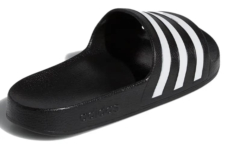 Adidas Adilette Aqua Slides 'Black White' Women's 3
