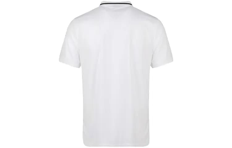 Nike Court Dri-FIT Black Collar Polo Shirt Men's White 2