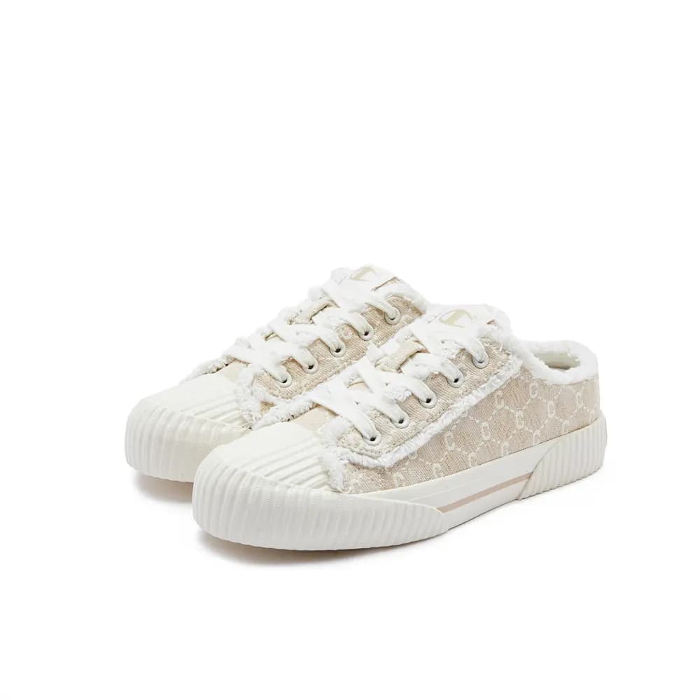 Champion Campus Wrap toe Slippers Qadın Xaki 3