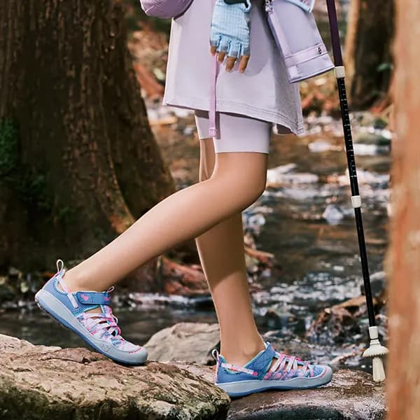 Skechers Uşaq Sandalı Mavi/Boz 12