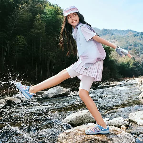 Skechers Uşaq Sandalı Mavi/Boz 9