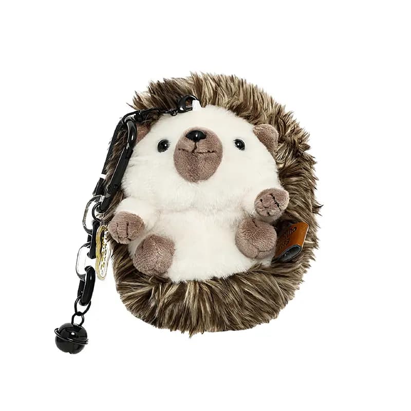 The Green Party Hedgehog Lulu Plush Keychain Cute Anime Goods Accessory